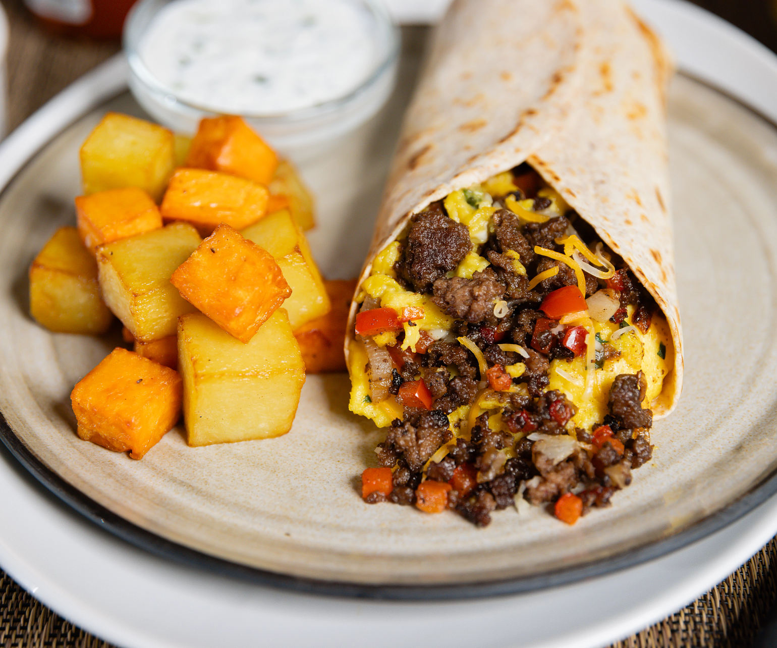 Beef Breakfast Burritos